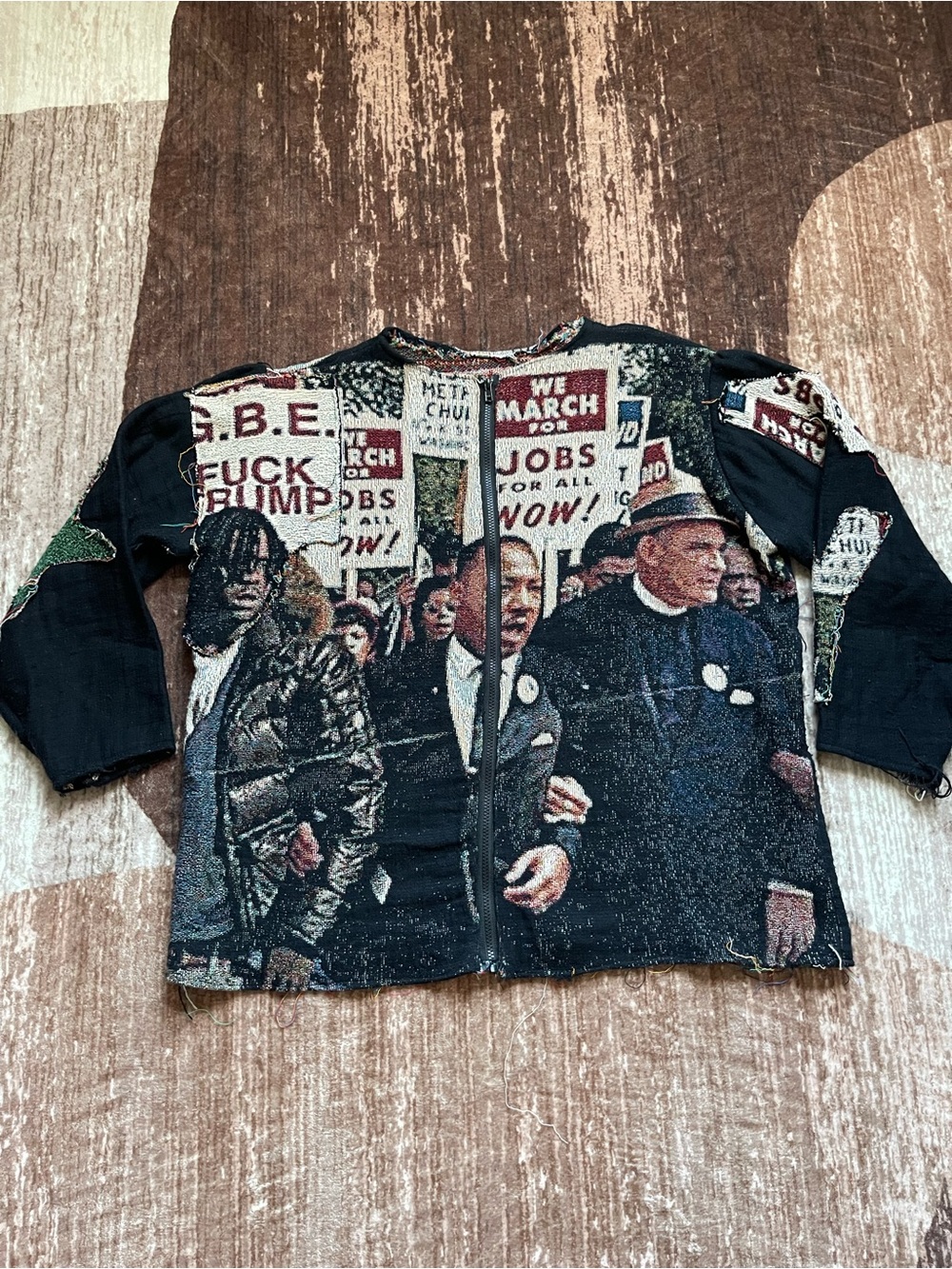 MLK, Barack Obama, and Chief Keef Zipup Sweater